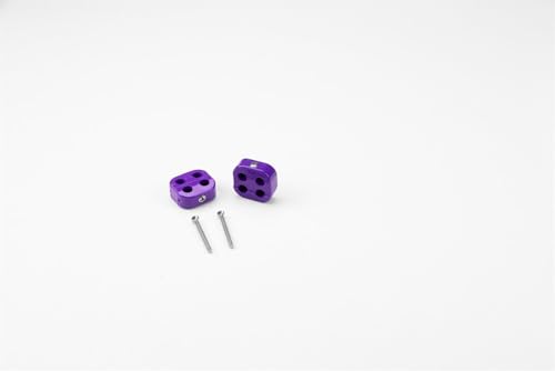 Cluster Wire Smoothie Box SEPARATORS for 7-8mm Plug Wires, 2 4-Place Box Cluster SEPARATORS, Purple