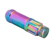 700 Series NRG M12 X 1.25 Steel Lug Nut w/Dust Cap Cover Set 21 Pc w/Locks & Lock Socket - Neochrome