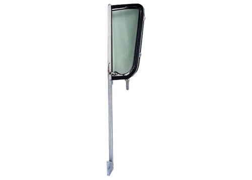 VWA59LH Brothers Trucks Vent Window Assembly - Chrome - Green - Left