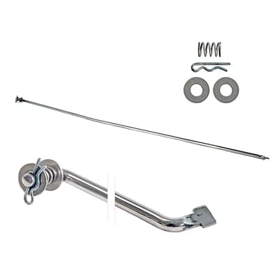 C6TZ-16826-S Scott Drake Hood Prop Rod Stainless