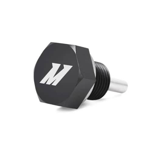 Mishimoto Magnetic Oil Drain Plug MMODP-3819BSPBK 3/8"-19 BSP, Black