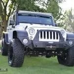 Jeep License Plate Mount for Front Rigid Series Bumper Bolt On Rock Slide Engineering
