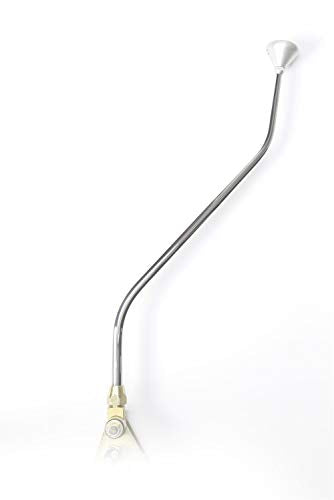 GM 700-R4 FM Shifter Chrome 23" Double Bend Lever Piston Knob