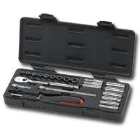 1/4 DRIVE 22PC SAE SOCKET SET (STD / DEEP)