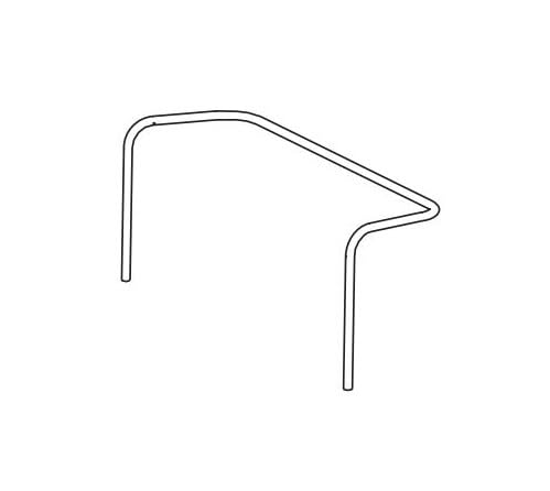 RETAINER WIRE-BIN NORCOLD 635814, Replacement For Norcold NR740 Series Refrigerators; Fixed Width; Wire; Single