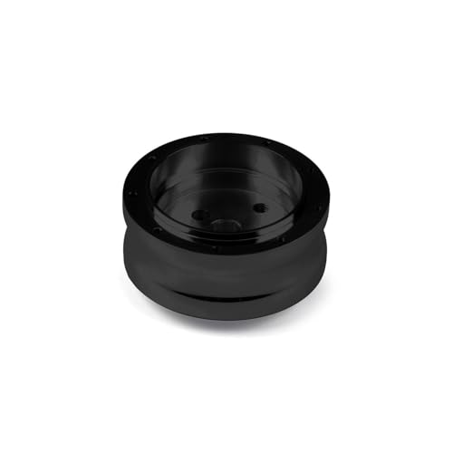 Black Nine Bolt Billet Aluminum Steering Wheel HUB Adapter for '84-'89 Ford Non-AIRBAG