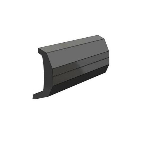 Rigid Taco Rub Rail 1-7/16" Bulk 20', Black