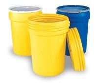Haz-Mat Eagle 65 Gallon Polyethylene Containment Overpack Drum With Screw Top Lid 31" X 45"