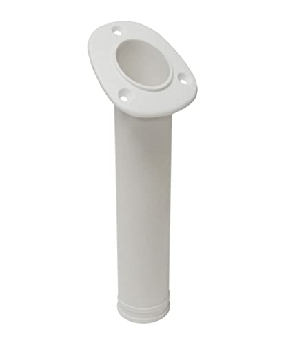 3447WP Whitecap Nylon Flush Mount Rod Holder - 30°, White