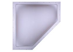 Bri-Rus S.RECREATION NSL2810W White 28" x 10" Neo Angle Skylight