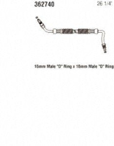 Power Steering Gates 362740 Hose Assembly Pressure Line