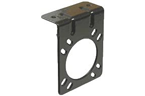 Mtg-Brkt- Black-Coated For 7-Way Rv Socket (Pack of 1)
