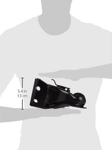 Black Pro Series Adjustable Coupler A256S-0303 with Hardware