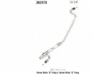 Power Steering Gates 363970 Hose Assembly Pressure Line
