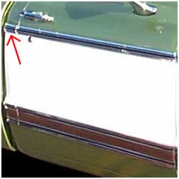 MF050RH Brothers Trucks Cab Molding - Upper - Right