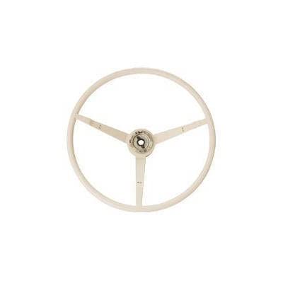 C5ZZ-3600-WT Scott Drake 1965-1966 Standard Steering Wheel White