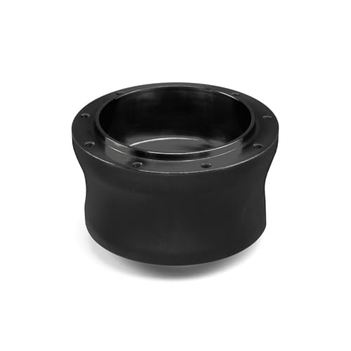 Black Nine Bolt Billet Aluminum Steering Wheel HUB Adapter for '67-'94 Jeep