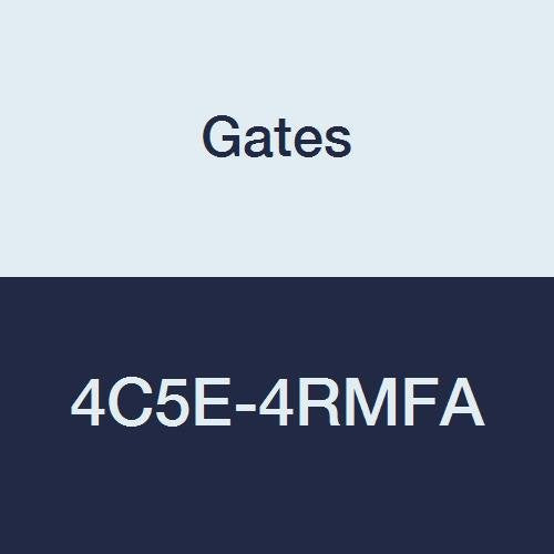 4C5E-4RMFA Gates Field Attachable for C5E Hose, SAE Male Flareless Assembly, Steel, 3/16" ID