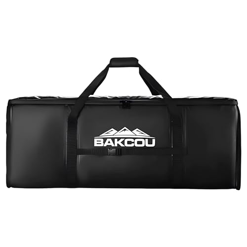 Bakcou - Cooler/Gear Bag Insulated - Waterproof, Padded, Compatible with Folding Cargo Trailers, Includes Drain Plug, 16.5" W x 40.5" L x 13" H