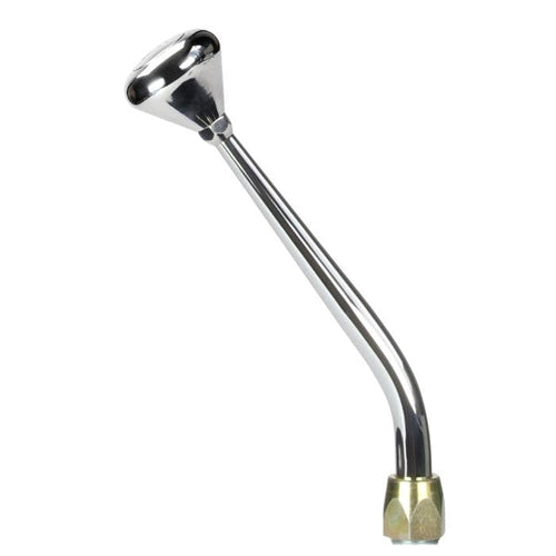 ES Shifter Lokar Performance Products 4L60E Chrome 10" Single Bend Lever Mushroom Polished Knob