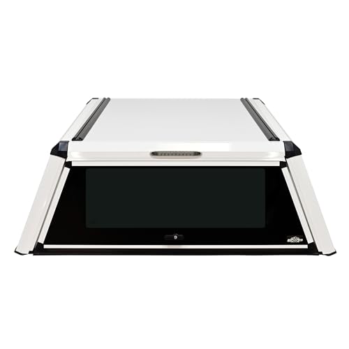 Westin EXP Truck Cap 16-14680S with Sliding Front Glass fits 2023-2026 F-250 F-350 Crew Cab 6'8" Bed Gloss White