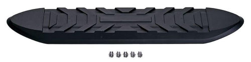 Nerf Bar Pad Replacement TrailFX WSP011KIT, for 4 Inch TrailFX Oval Bars, Black Plastic Step Pad, Installation Clips Included, Single