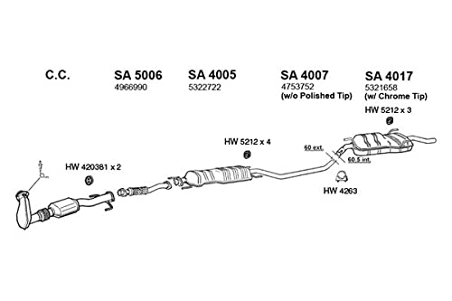 Exhaust Pipe ANSA (SA5006)