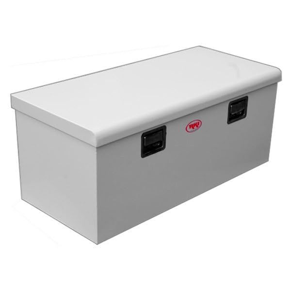 Single Lid RKI M45-1NM Steel Chest Tool Box for Sportside & Medium Size, White