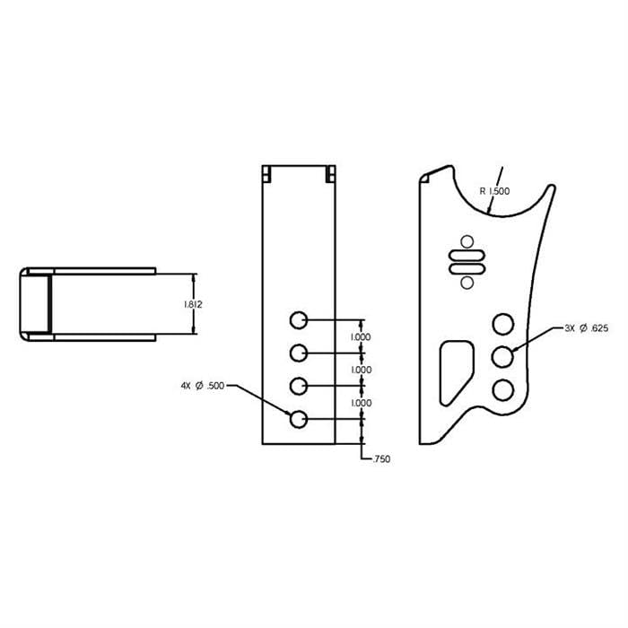 RID Brackets Ridetech 70010122