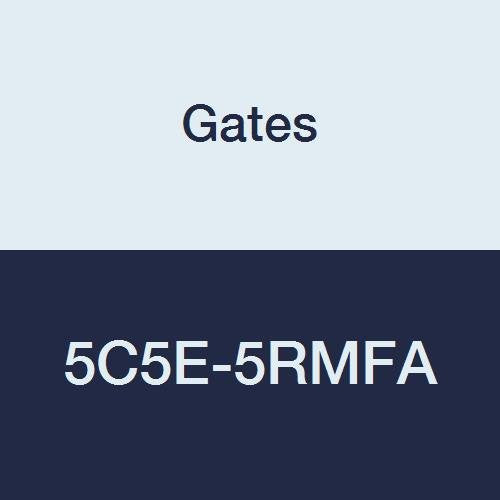 5C5E-5RMFA Gates Field Attachable for C5E Hose, SAE Male Flareless Assembly, Steel, 1/4" ID