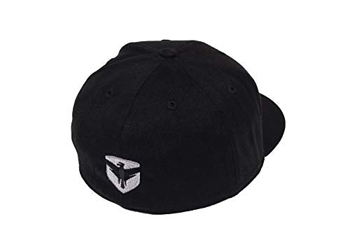 Premium Flexfit Falcon Hat, Flat Visor Black - Small/Medium