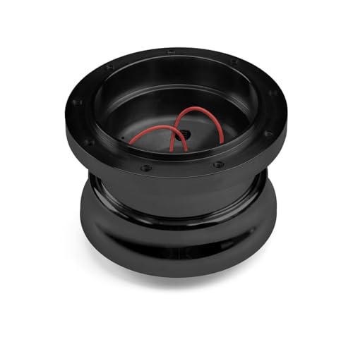 Adjustable Nine Bolt Black Billet Aluminum Steering Wheel HUB Adapter for '67-'79 Ford Ranger, Bronco II