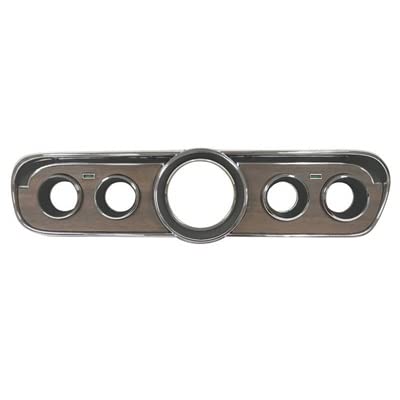 C5ZZ-10838-BMI Scott Drake Instrument Bezel Metal Backed Woodgrain