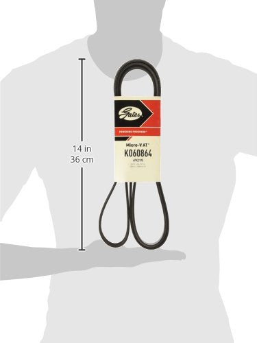 Micro-V Gates K060864 Serpentine Drive Belt