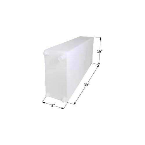 Fresh Water Tank ICON 12724, WT2460, 39x16x8, 20 Gal., w/ 1/2" Fittings
