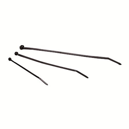 11" WirthCo 80111 50Lb Black Cable Ties-100Pc Bag