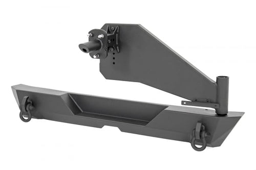 Rough Country Tire Carrier Rear Bumper for 18-25 Jeep Wrangler JL - 10598