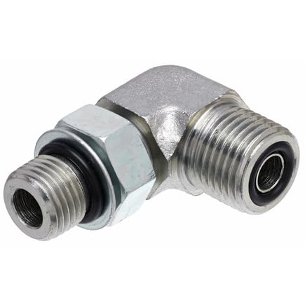 G60810-2424 Male Flat-Face O-Ring to nobrandname Male O-Ring Boss - 90 (SAE to SAE)