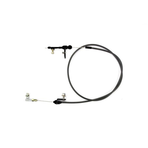Lokar XKD-20PGU Performance Products Powerglide Kickdown Cable Kit Black Housing And Fittings