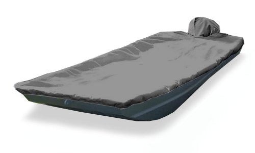 Taylor Made Products Semi-Custom Trailerite Boat Cover for Jon Boats with Outboard Motor - Includes Motor Hood, Multiple Sizes and Colors