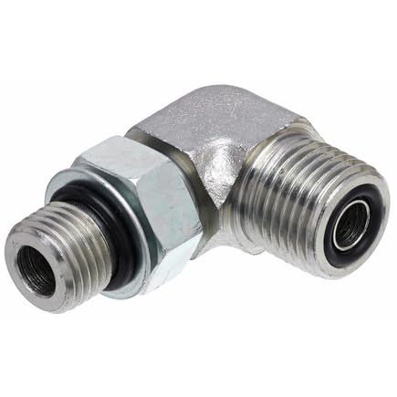 G60810-1216 Male Flat-Face O-Ring to nobrandname Male O-Ring Boss - 90 (SAE to SAE)