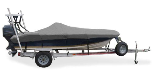 Taylor Made Products Semi-Custom Trailerite Boat Cover for Flats Boats with Outboard Motor, Multiple Sizes and Colors
