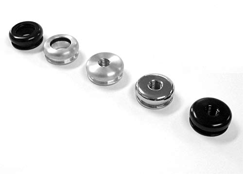 HI-TOP LOKAR Rectangular Boot with Chrome 3/8"-16 Threaded Bezel
