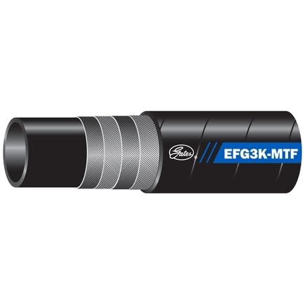 EFG3K Gates-20EFG3K-MTFXCTN Spiral Wire Hose - SAE 100R12 - MegaTuff® Cover, 1 1/4" ID, 3000 Working PSI, -40°F to +250°F Temperature Range, 100' Length