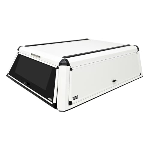 Westin 16-11290 Truck Cap EXP with Solid Front Glass fits 2024-2026 Ranger Crew Cab 5' Bed Gloss White