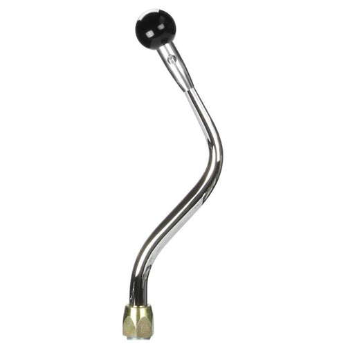 Fm Shifter Lokar Performance Products Gm Th400 Chrome 12" Bench Bend Lever Muscle Car Black Knob