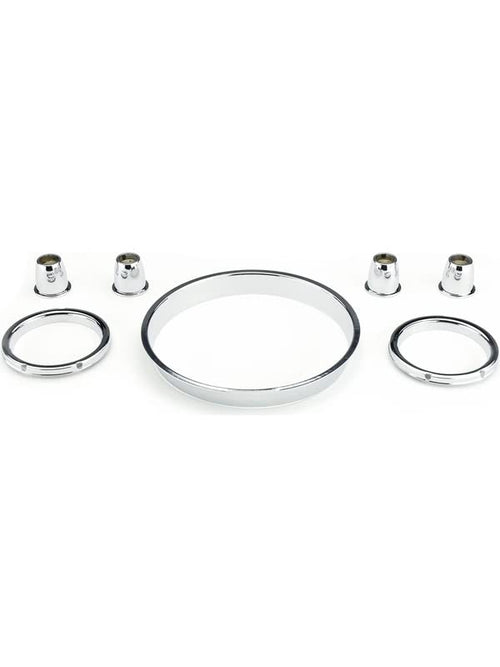 1957 Chevy Dakota Digital Chrome Bezels - BZL-57C