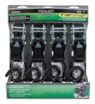 Keeper 12 ft. L W x 1 in. Multicolored Tie Down Strap 500 lb. 4 pk