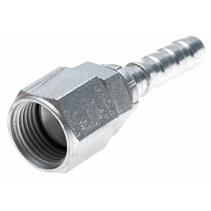 G17170-1616 nobrandname Female JIC 37 Flare Swivel (Stainless Steel Braid)