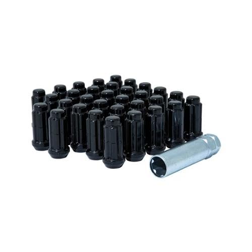 Gorilla K8TSL-14150BGR Automotive 8Lug 14-1.50 Spline WIK+Locks Truck Blk